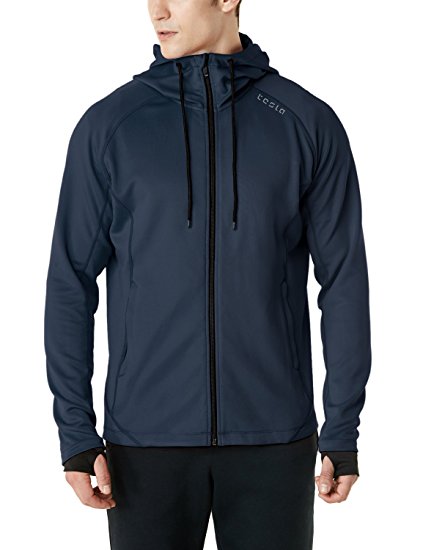 Tesla Men's Performance Long sleeve Training Full-zip Hoodie Jacket MKJ03 / MKJ01