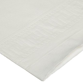 Hoffmaster 210130 Premium White Disposable Paper Tablecloth  54 by 108-inch  Rectangular  3 Ply, (Case of 25 tablecloths)