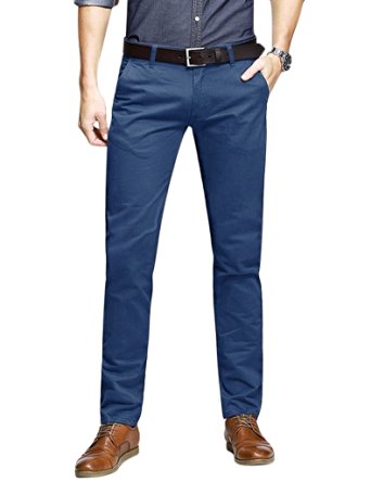 Match Men's Slim Tapered Stretchy Casual Pant #8050