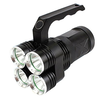 Onedayshop® Super Bright 7000lm 4*cree Xm-l T6 LED Flashlight Spotlight Searchlight Torch High Quality Aluminum Alloy Flashlight (flashlight only)