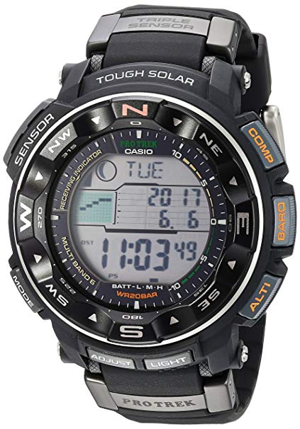 Casio Men's PRW2500-1 "Pathfinder" Tough Solar Digital Watch