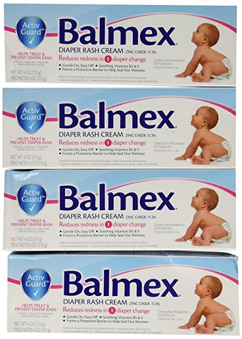 Balmex Diaper Rash Cream, 4 Count