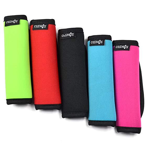 Cosmos 5 PCS Comfort Neoprene Handle Wraps/Grip/Identifier for Travel Bag Luggage Suitcase