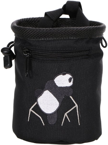 AMC(TM) Climbing Panda Compact Chalk Bag with Belt