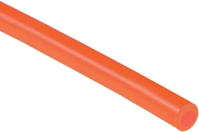 uxcell Silicone Tubing 3/32"(2mm) ID x 5/32"(4mm) OD 6.6ft(2m) Silicone Rubber Tube Air Hose Water Pipe for Pump Transfer Orange