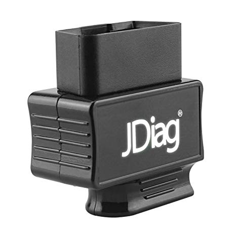 JDiag Bluetooth OBD2 Scanner Code Reader Faslink M2 Professional Vehicle Diagnostic Tool Compatible iPhone, iPad & Android (Black)