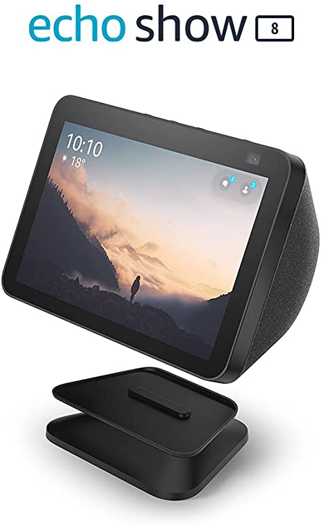 Echo Show 8 (2.ª generación, modelo de 2021), Antracita   Soporte regulable, Antracita