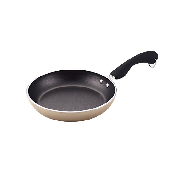 Farberware Dishwasher Safe Nonstick Skillet, 8", Champagne