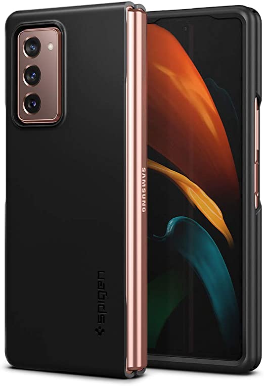 Spigen Thin Fit Works with Samsung Galaxy Z Fold 2 Case (2020) - Black