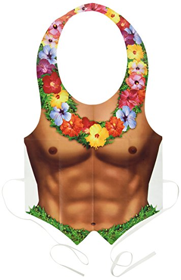 Pkgd Plastic Hula Hunk Vest Party Accessory (1 count) (1/Pkg)