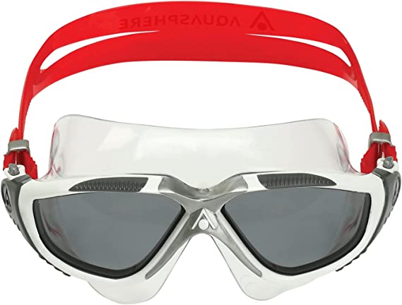 Aquasphere Vista Adult Unisex Swimming Goggles, Wide Distortion Free Vision, Anti fog & Anti Scratch Lens