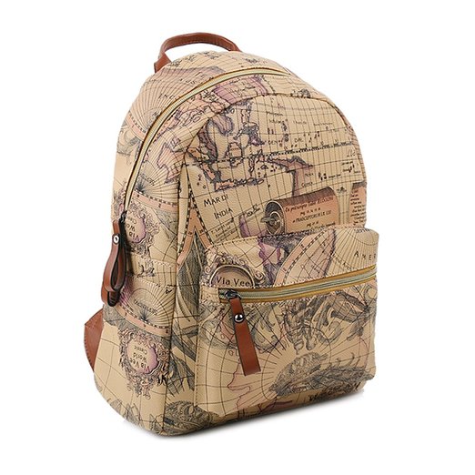 Copi Women's Map Print Pattern Collection Fashion Backpack