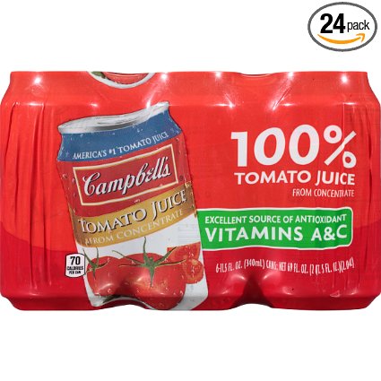 Campbell's Tomato Juice, 11.5 Ounce (Pack of 24)