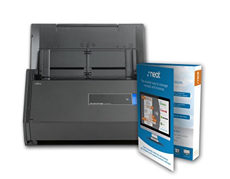 Fujitsu ScanSnap iX500 Document Scanner Powered With Neat, 1 Year Neat Premium License