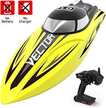 VOLANTEXRC Brushless RC Boat Vector SR65 40mph High-Speed with Self-righting & Reverse Function for Kids or Adults, ARTR Version NO Battery (792-5)