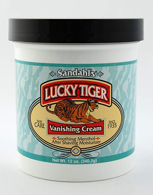 LUCKY TIGER Vanishing Cream Soothing Menthol 12oz