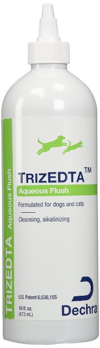 DECHRA TrizEDTA Aqueous Flush for Dogs and Cats, 16-Ounce