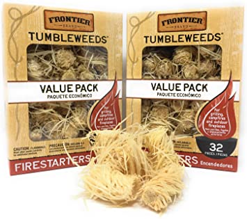 Royal Oak Enterprises LLC Tumbleweeds Firestarters Value Pack - Frontier (2 Pack)
