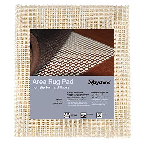 MAYSHINE Area Rug Gripper Pad (Round 6 Feet), for Hard Floors, Provides Protection and Cushion for Area Rugs and Floors