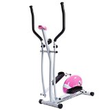 Sunny Health and Fitness Pink Magnetic Elliptical Trainer