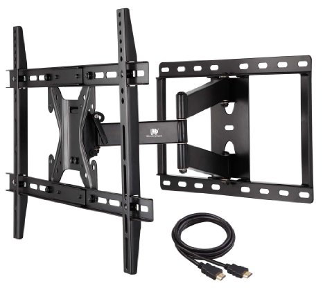 Mounting Dream MD2295 TV Wall Mount Bracket with Full Motion Articulating Arm for most of 42-70-Inches LED LCD and Plasma TVs up to VESA 600x400mm and 78lbs