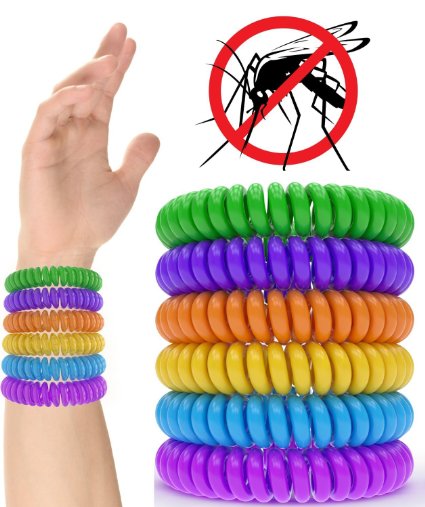 iCooker Mosquito Repellent Bracelet Band [12 Pack] - 320Hrs of Premium Pest Control Insect Bug Repeller - Natural Indoor / Outdoor Insects - Best Products with NO Spray for Men, Women, Kids, Children