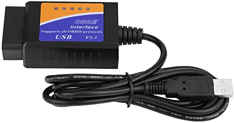 General Car Diagnostic Test Line, OBD2 to USB Diagnostic Cable Car Interface Scanner Car Diagnostic Interface