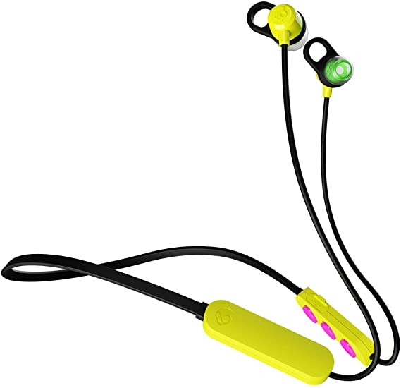 Skullcandy Jib  Wireless Earbuds, Electric Yellow (S2JPW-N746)