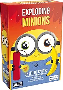 Asmodee Exploding Kittens, Exploding Minions, Jeu de société, A partir de : 7 Ans, 2 à 5 Joueurs, Temps :15 Min EKEK08FR