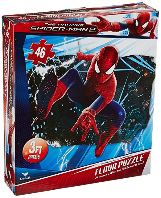Spiderman Floor Puzzle 46 Count, styles will vary