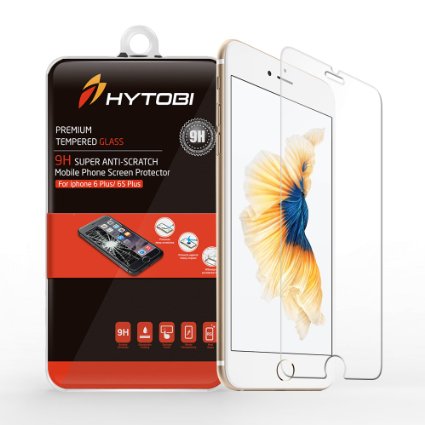 iPhone 66S Plus Screen Protector Tempered Glass By HYTOBI For Apple iPhone 6 6S Plus Screen Protector Fits 55 Inch iPhone 66S Plus iPhone 66S Plus