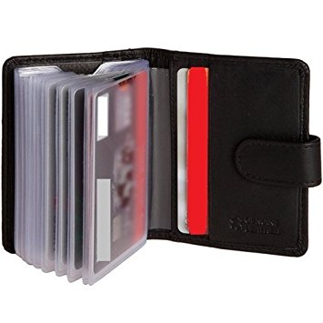 Hide & Sleek Soft Black Credit Card Holder