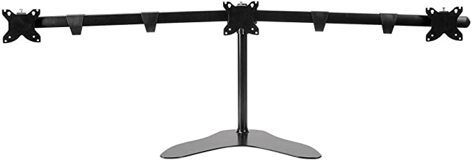 Monoprice Triple Monitor Free Standing Desk Mount 15" - 30" (13816)