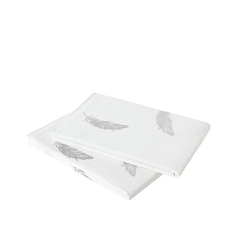 Brielle Fashion Jersey, Standard Pillow Case Set, Feathers