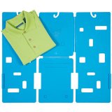 MiracleFold Junior Size Laundry Folder Clothes Folder T-Shirts Pants Towels Organizer Fast Easy and Fun Time Saver Sky Blue