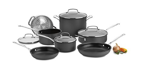 Cuisinart 66-11 Chef's Classic Nonstick Hard-Anodized 11-Piece Cookware Set