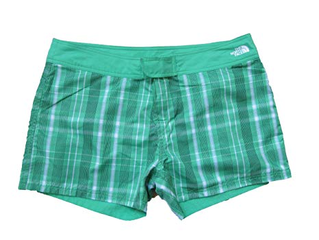 The North Face Women's Reversible Trunks - Mojito Green Plaid (16)