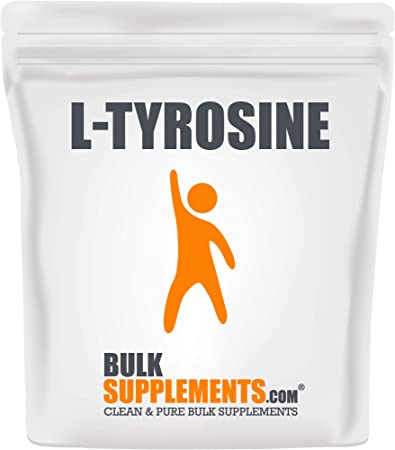 BulkSupplements.com L-Tyrosine Powder - L-tyrosine 500mg - Brain Focus Supplements - Concentration Supplements (250 Grams)