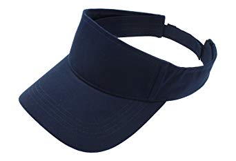 Top Level Sun Sports Visor Men Women - 100% Cotton One Size Cap Hat