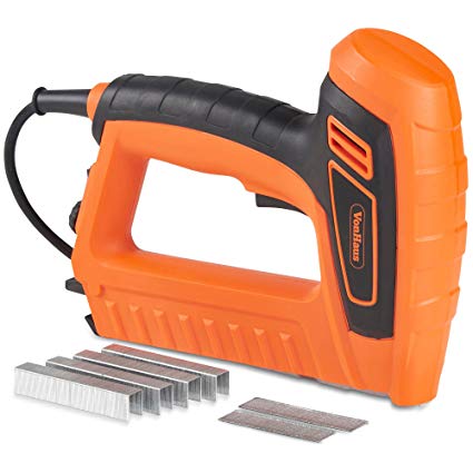 VonHaus 5A Electric Staple Gun & Nailer – Includes Staples & Nails Suitable For Fabrics, Upholstery & Cardboard