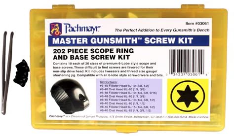 Pachmayr Master Gunsmith Torx-Style Ring and Base Screw Kit