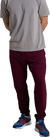 Fruit of the Loom Eversoft Fleece Joggers with Pockets, Relaxed Fit, Moisture Wicking, Breathable, Tapered Sweatpants