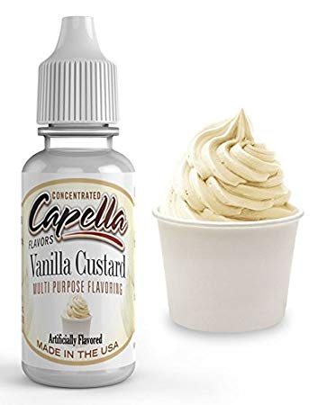 Capella Flavor Drops Vanilla Custard Concentrate 13ml bottle