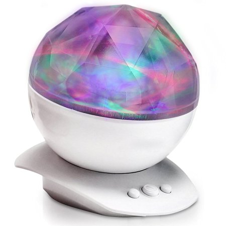 PYS Aurora Projection LED Night Light Lamp Color Changing Mood Lighting projector with speaker, Relaxing light show, Sleep Aid Light, Atmosphere Lamp, Decorative Light