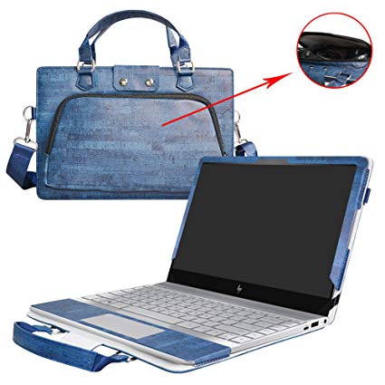 Envy 15 Case,2 in 1 Accurately Designed Protective PU Leather Cover   Portable Carrying Bag For 15.6" HP Envy 15 15-as000 Series Laptop(Not Fit Envy 15 15-ah000/15-j000/15-k000/15-3000 Series),Blue