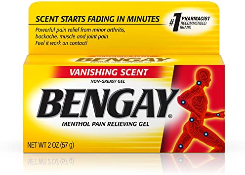 Ben Gay Vanish Scnt Size 2z Bengay Non-Greasy Vanishing Scent Pain Reliever Gel
