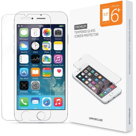 iPhone 6S Plus Screen Protector, UPPERCASE Premium Tempered Glass Screen Protector for iPhone 6S Plus, 5.5" Screen