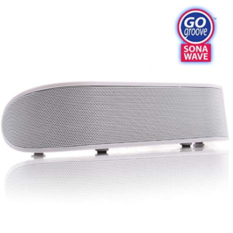 GOgroove SonaWAVE Rechargeable Portable Speaker System for Phones, MP3 Players, Tablets, Laptops & More - Supports SD Card and USB Stick MP3 Playback