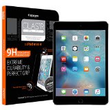 iPad mini 4 Screen Protector Spigen Tempered Glass Most Durable Easy-Install Wings iPad mini 4 Rounded Edge Glass Screen Protector - GlastR SLIM SGP11801