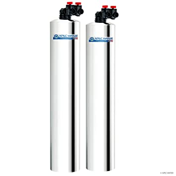 APEC Water Systems WH-SOLUTION-10 Whole House Filter & Salt Free Water Softener Systems for 1-3 Bathrooms